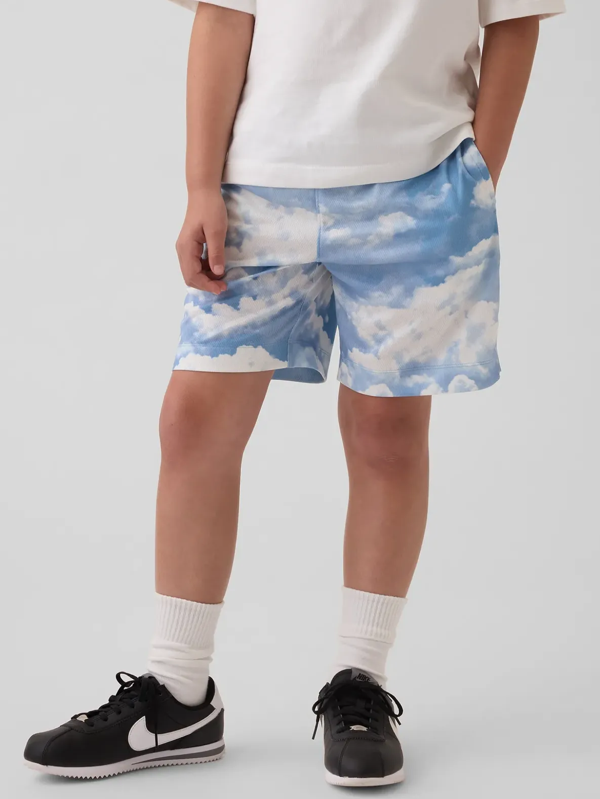 Kids GapFit 6" Recycled Mesh Easy Shorts