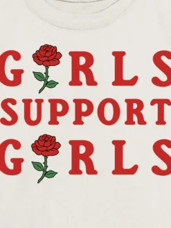 Kids Girls Support Girls Graphic T-Shirt