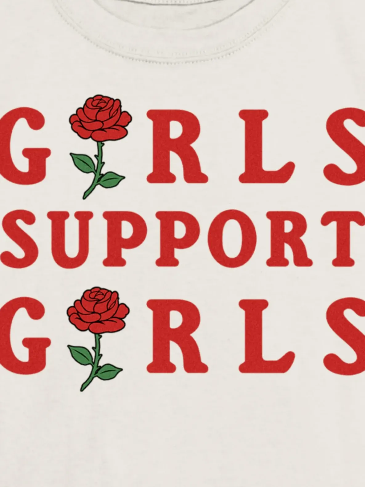 Kids Girls Support Girls Graphic T-Shirt