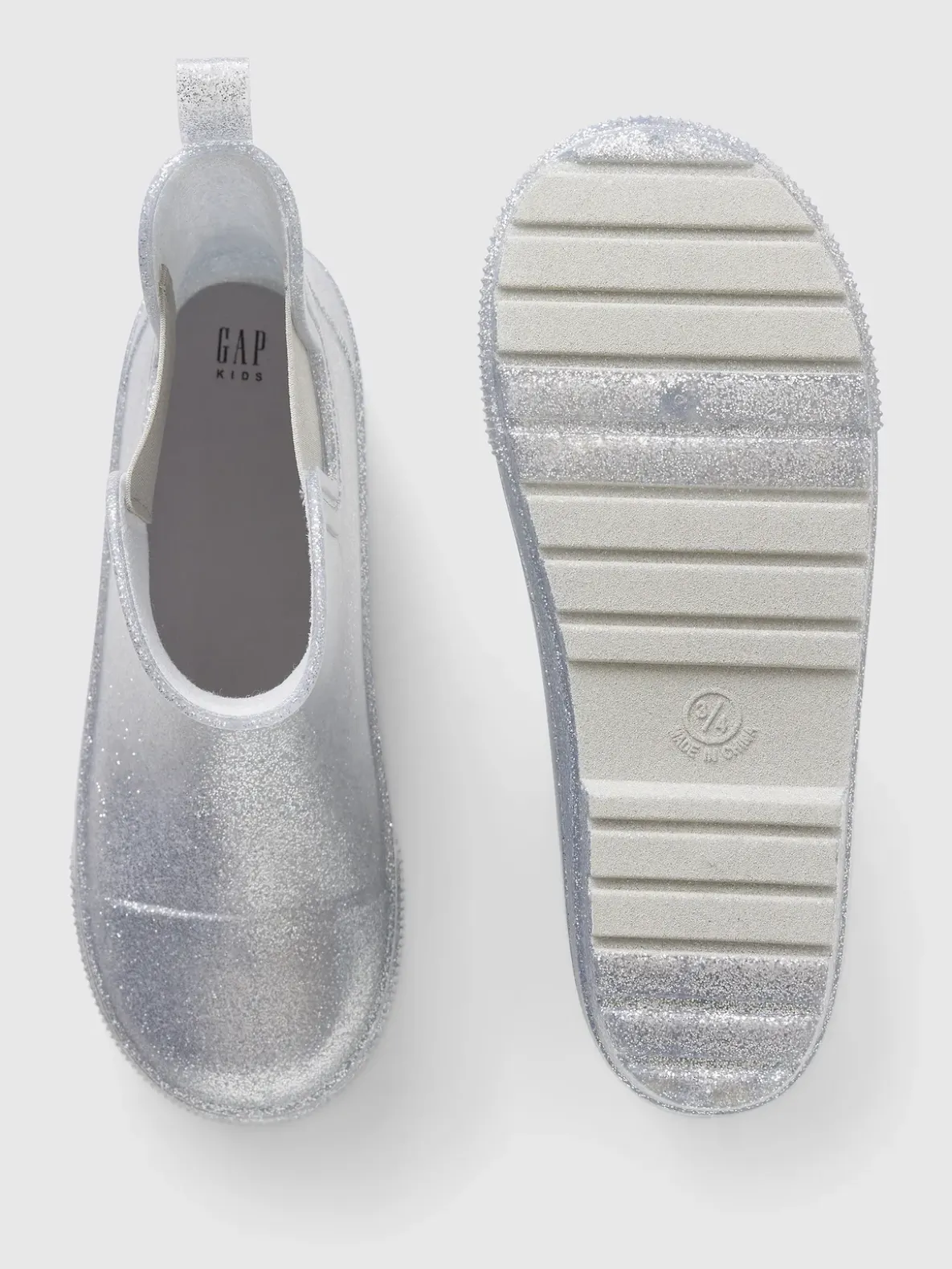 Kids Glitter Rain Boots