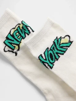 Kids Graphic Logo Crew Socks (3-Pack)