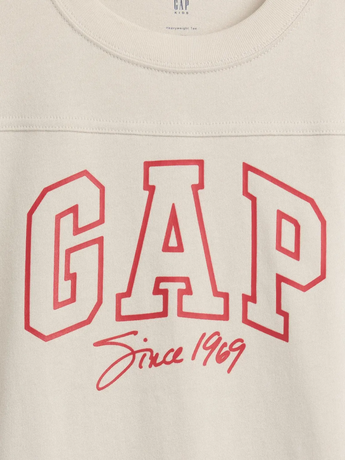 Kids Heavyweight Oversized Logo Seam T-Shirt