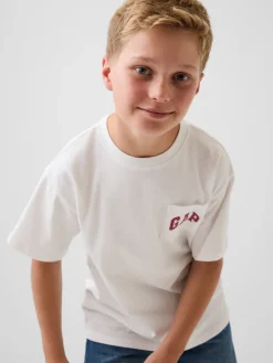 Kids Heavyweight Relaxed Gap Logo T-Shirt