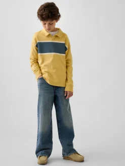Kids Heavyweight Relaxed Polo Shirt
