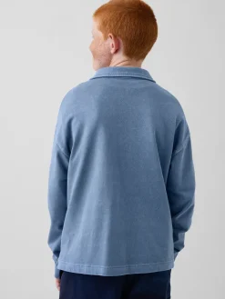 Kids Heavyweight Relaxed Polo Shirt