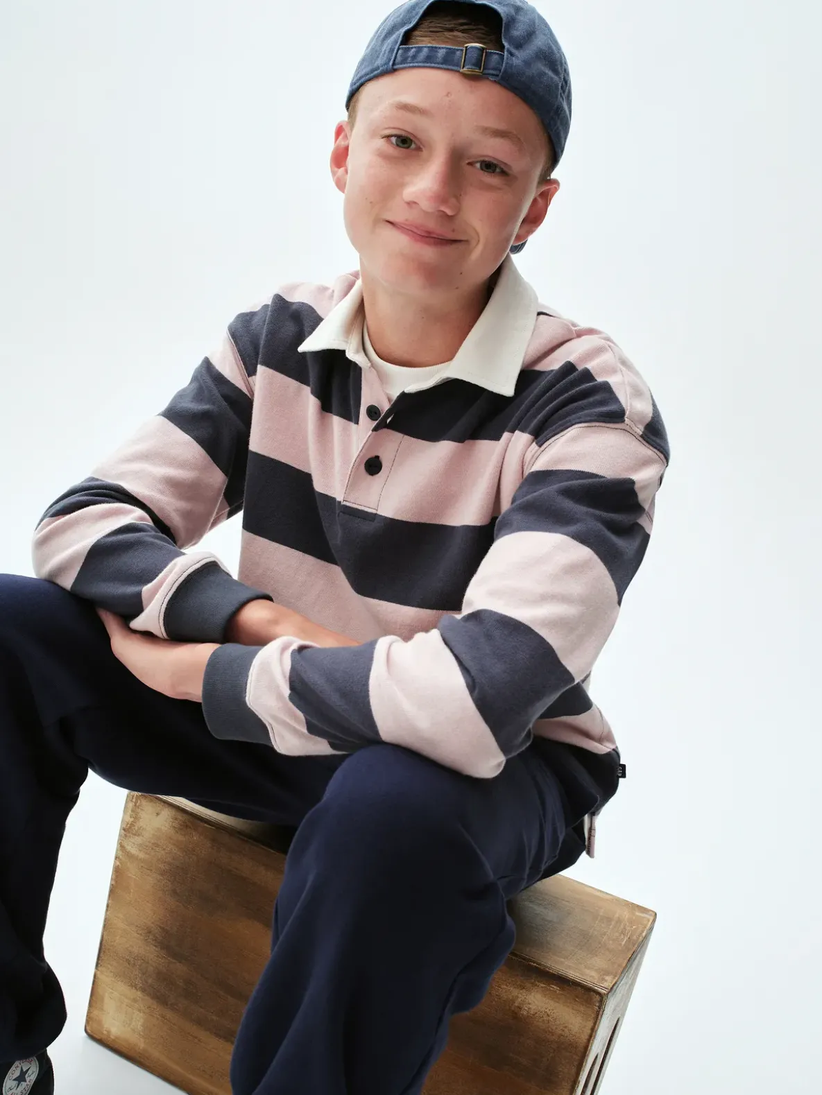 Kids Heavyweight Relaxed Polo Shirt