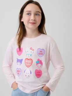 Kids Hello Kitty Oversized Graphic T-Shirt