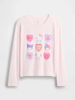 Kids Hello Kitty Oversized Graphic T-Shirt