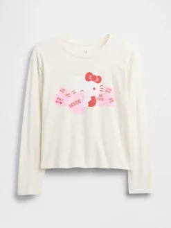 Kids Hello Kitty Oversized Graphic T-Shirt