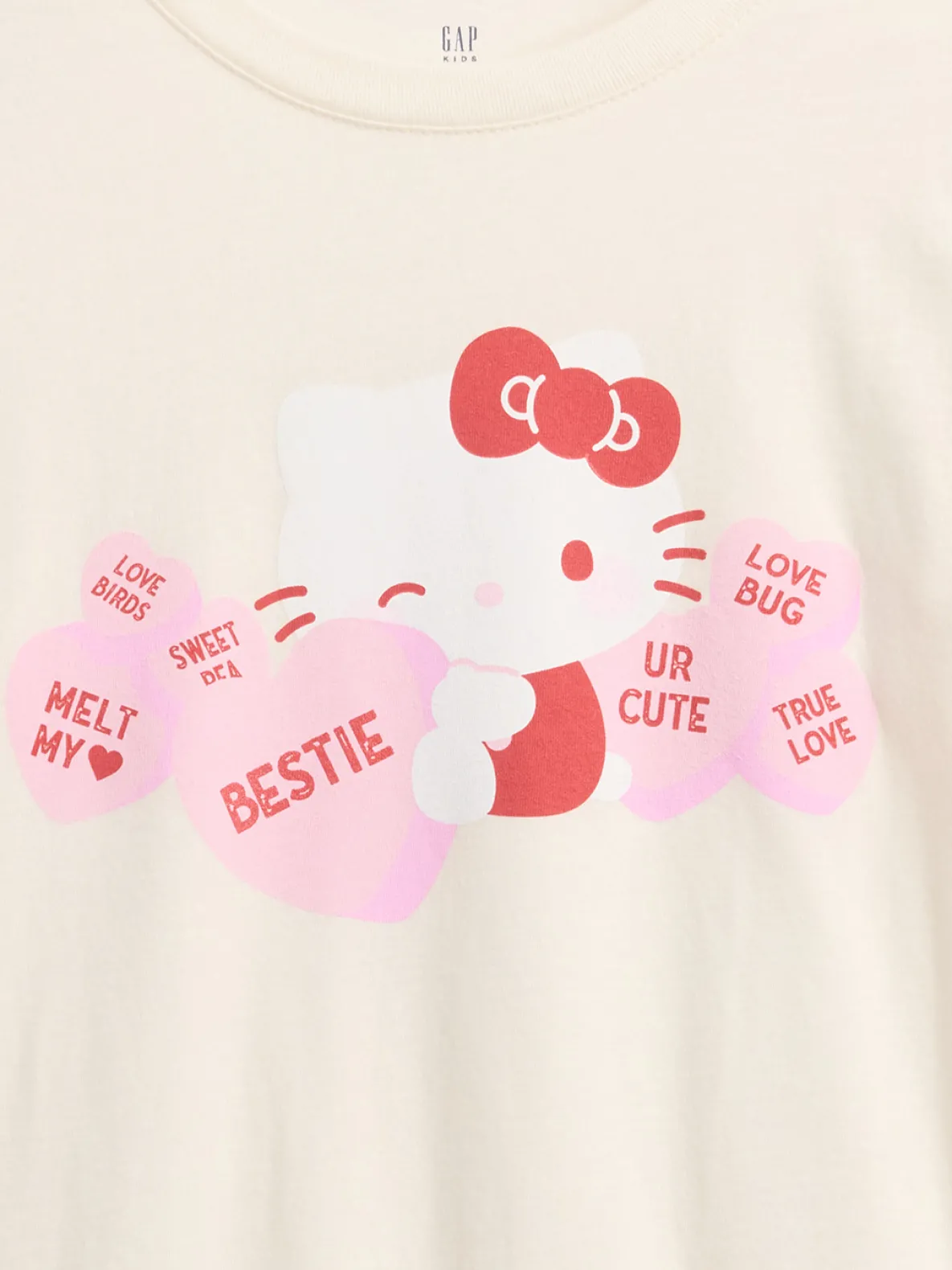 Kids Hello Kitty Oversized Graphic T-Shirt