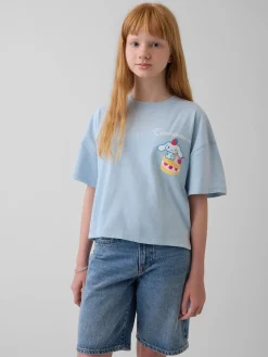 Kids Hello Kitty Oversized Graphic T-Shirt