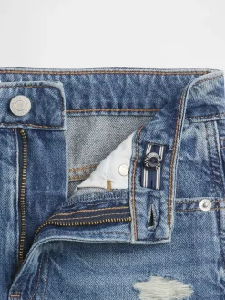 Kids High Rise Denim Skirt