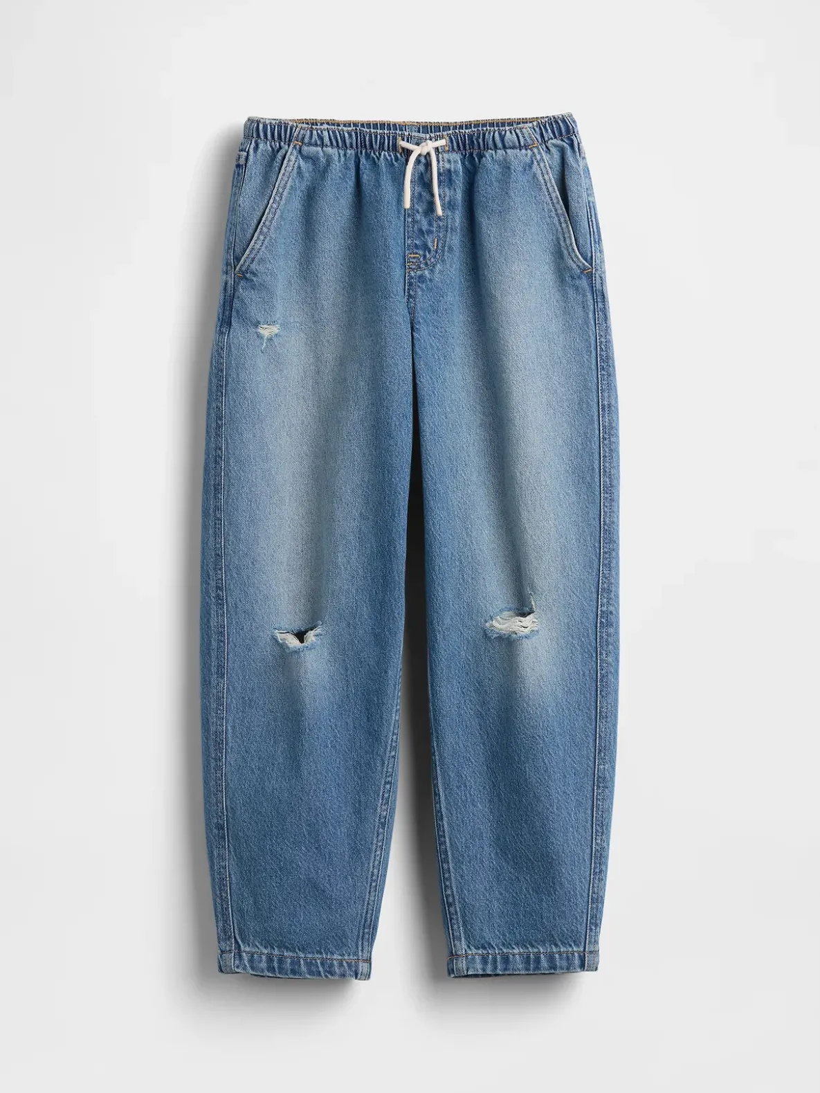 Kids High Rise Easy Barrel Jeans