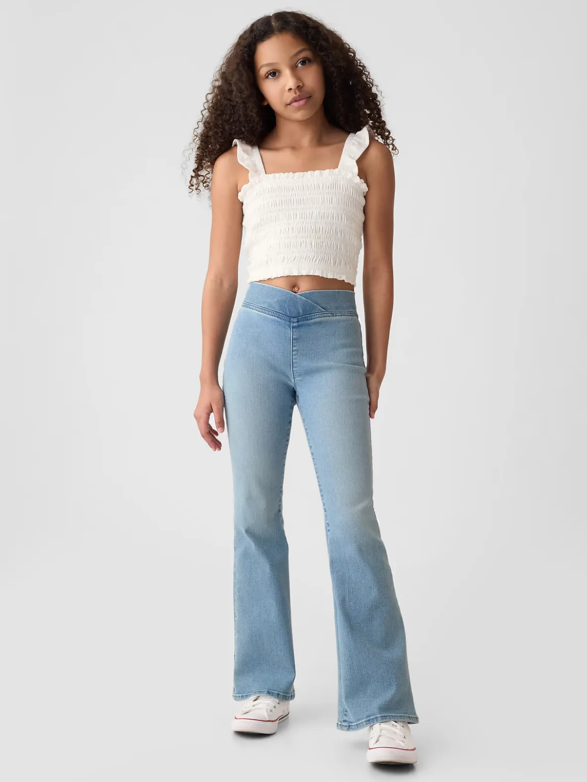 Kids High Rise Flare Jeggings