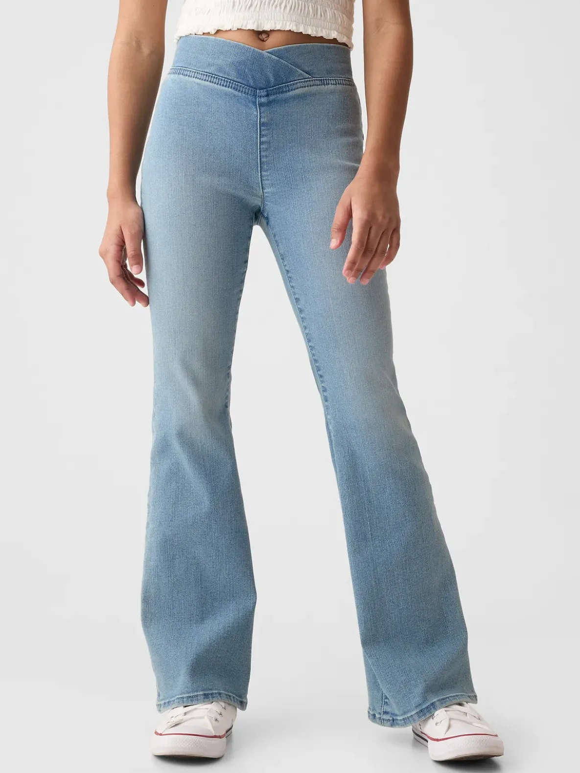 Kids High Rise Flare Jeggings