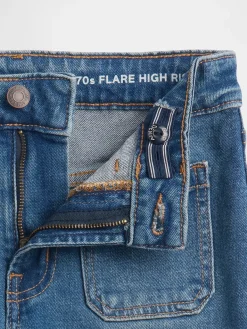 Kids High Rise '70s Flare Jeans