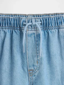 Kids High Rise Stride Easy Wide-Leg Ankle Jeans