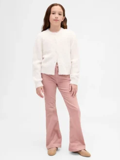 Kids High Rise Velvet '70s Flare Pants
