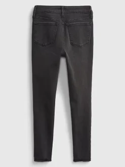 Kids High-Rise Distressed Ankle Jeggings