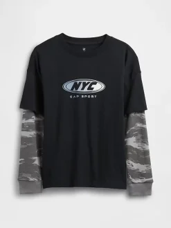 Kids 2-in-1 Graphic Logo T-Shirt