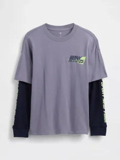 Kids 2-in-1 Graphic Logo T-Shirt