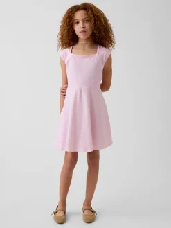 Kids Jersey Square-Neck Dress