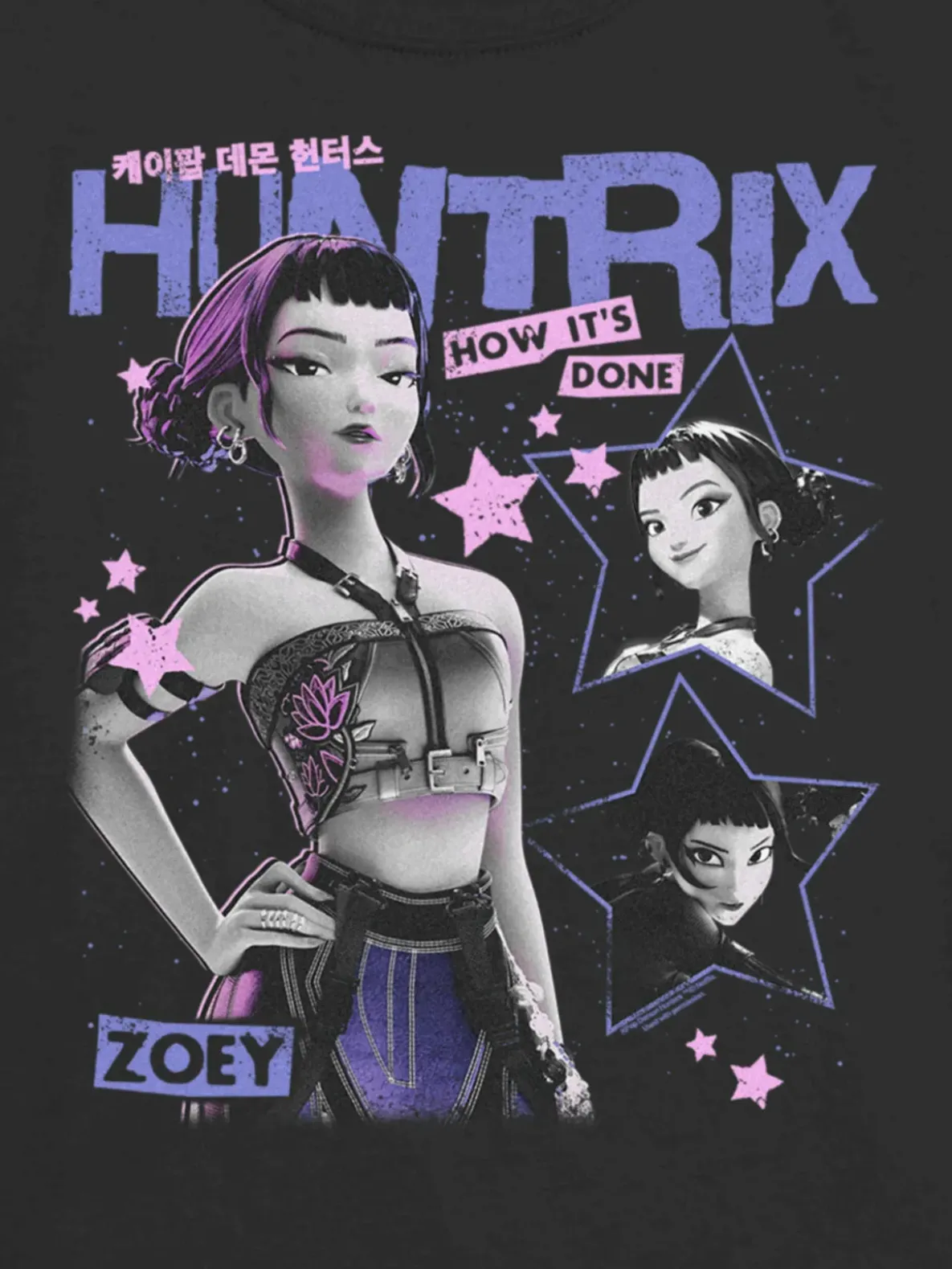 Kids K-Pop Demon Hunters Zoey Graphic T-Shirt