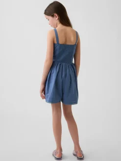 Kids Lace-Trim Romper
