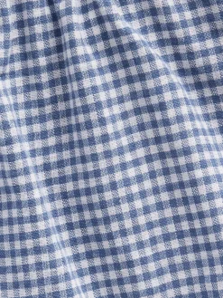 Kids Linen-Cotton Gingham Easy Shorts