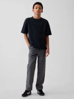 Kids Linen-Cotton Relaxed Easy Pants