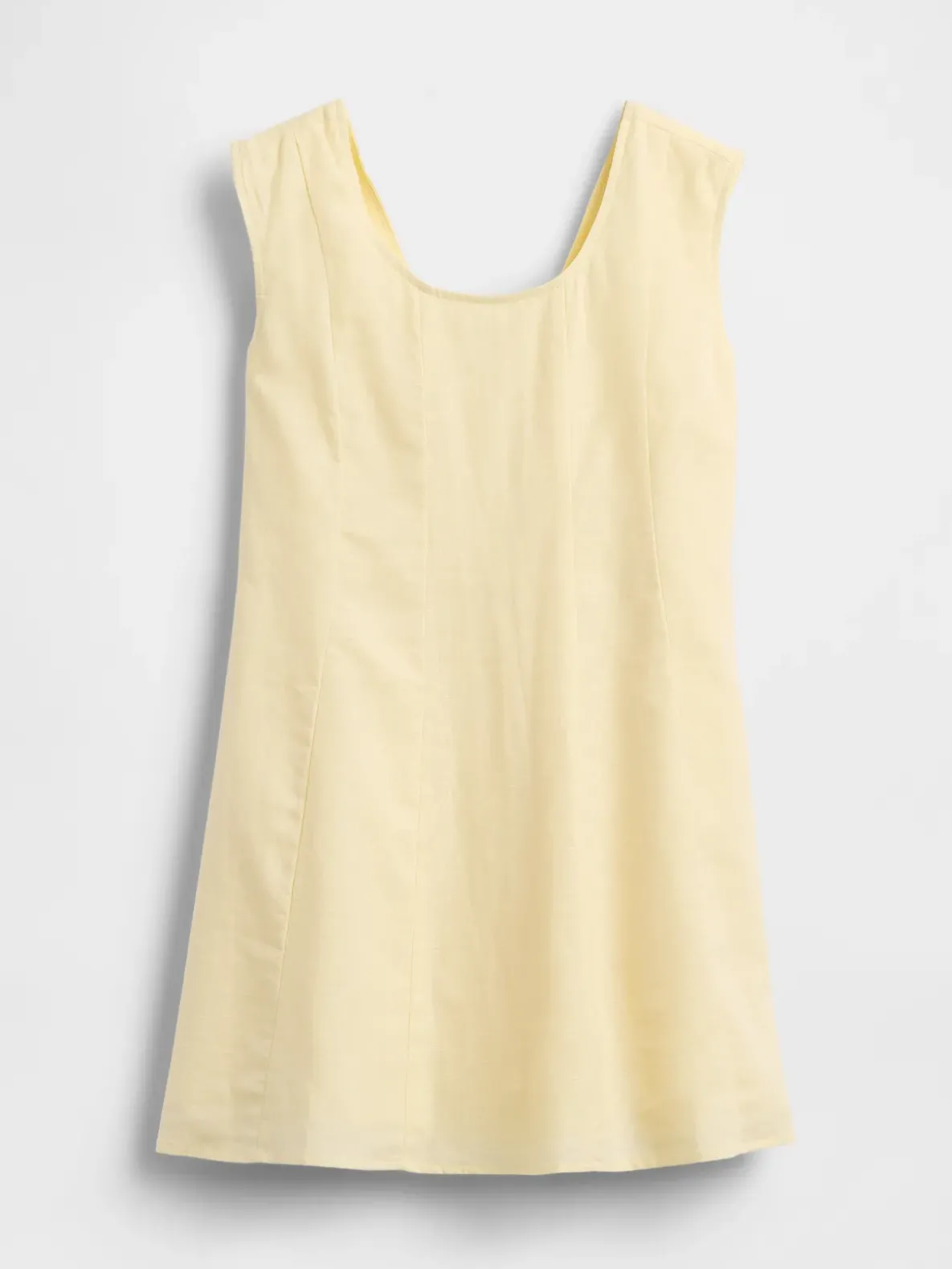 Kids Linen-Cotton Scoop Neck Dress