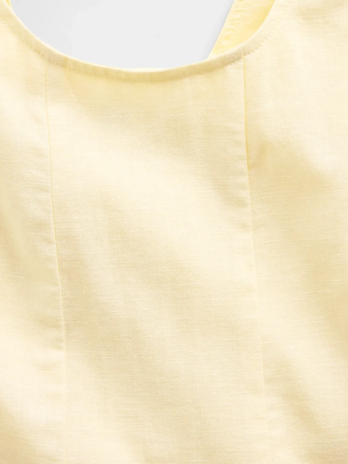 Kids Linen-Cotton Scoop Neck Dress