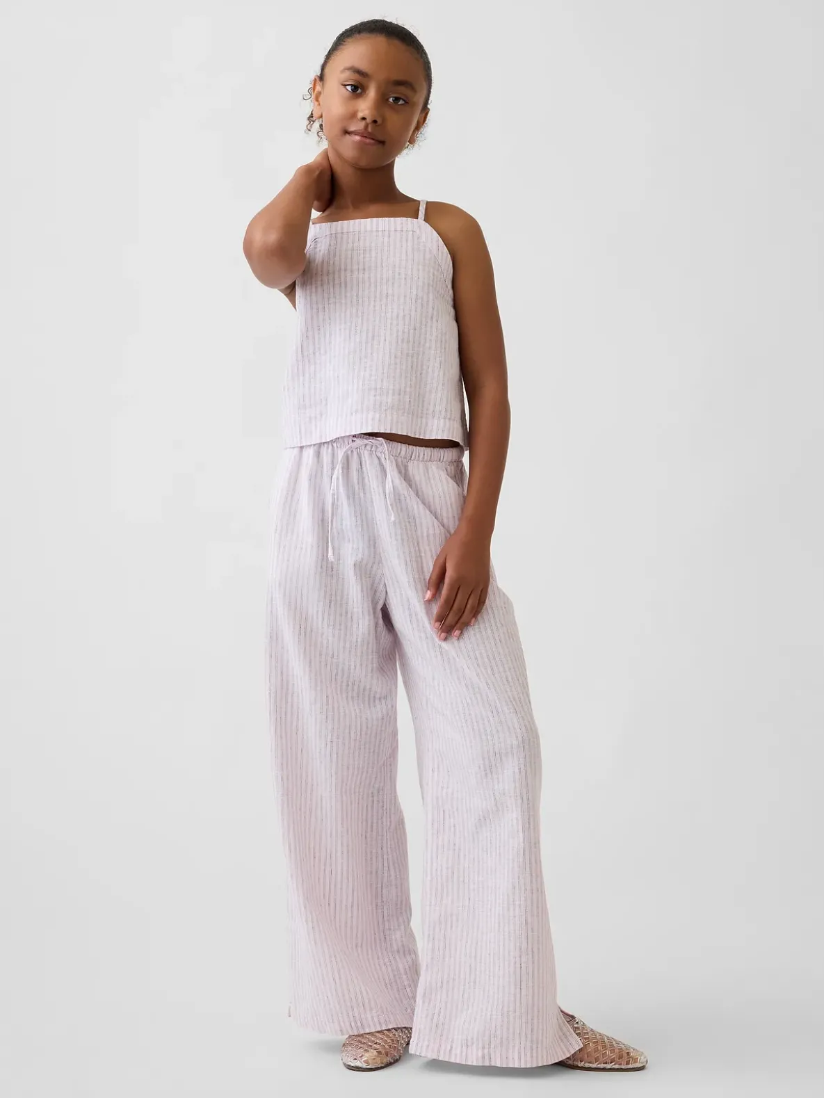 Kids Linen-Cotton Tank Top