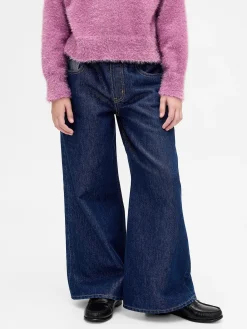 Kids Low Rise Easy Metallic Baggy Jeans