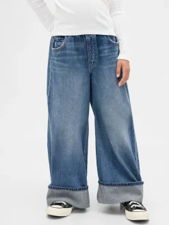Kids Low Rise Easy Wide-Leg Baggy Jeans