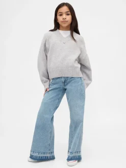 Kids Low Rise Relaxed Flare Jeans