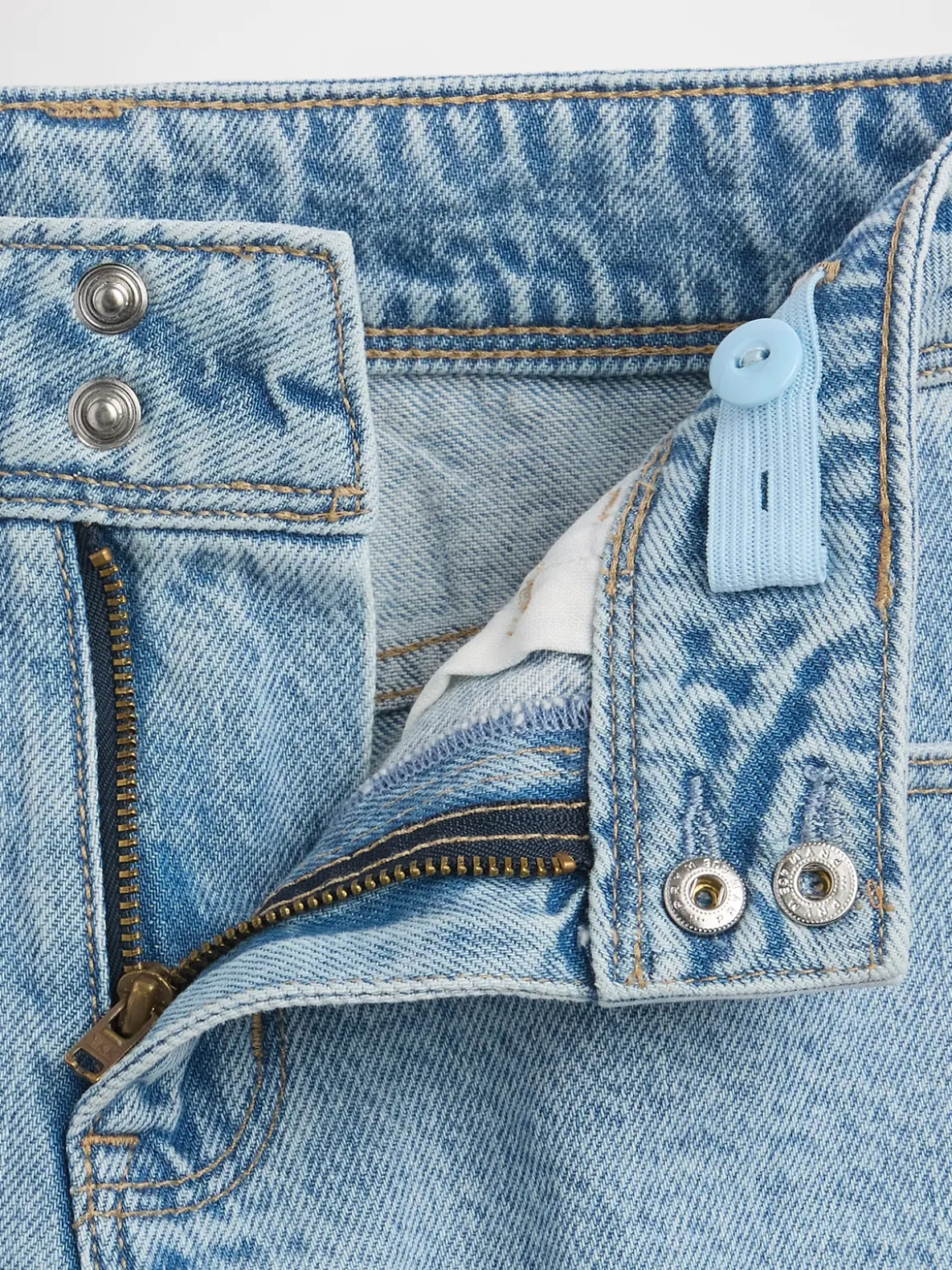 Kids Low Rise Stride Denim Shorts