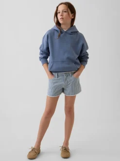 Kids Low Rise Stride Denim Stripe Shorts