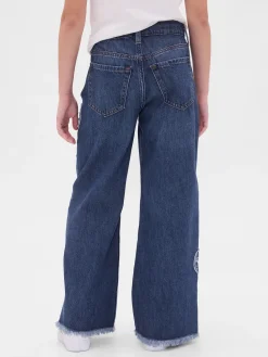 Kids Low Rise Stride Wide-Leg Jeans