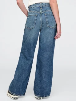 Kids Low Rise Stride Wide-Leg Jeans