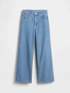 Kids Low Rise Stride Wide-Leg Jeans