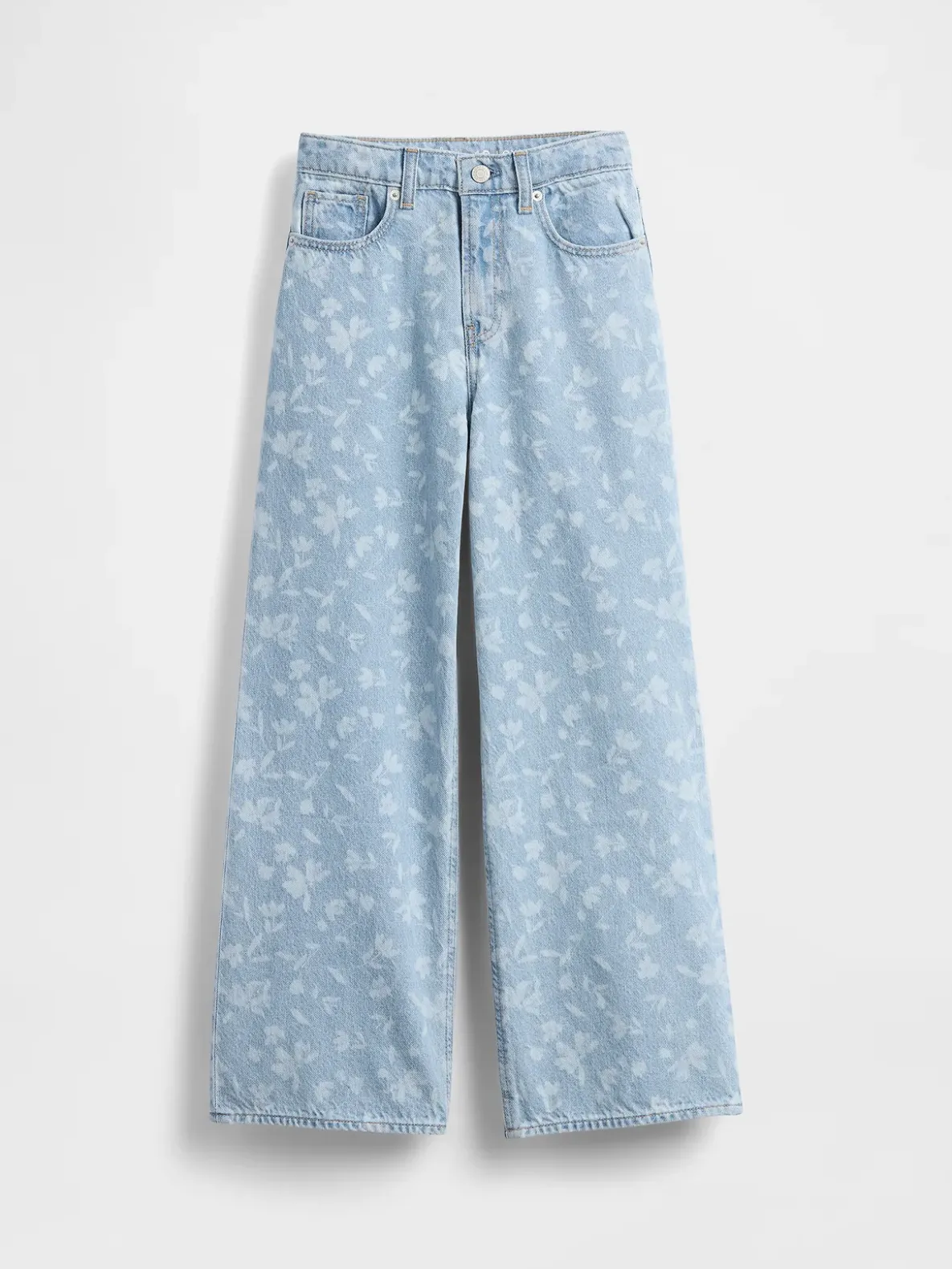 Kids Low Rise Stride Wide-Leg Jeans
