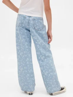 Kids Low Rise Stride Wide-Leg Jeans