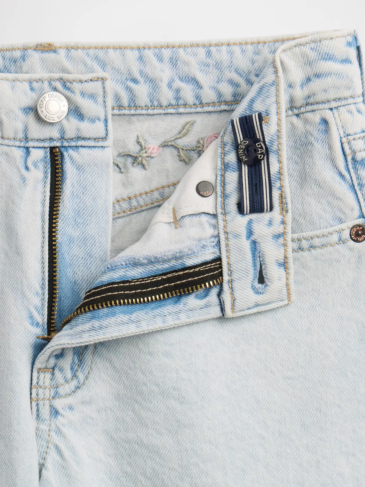 Kids Low Rise Stride Wide-Leg Jeans