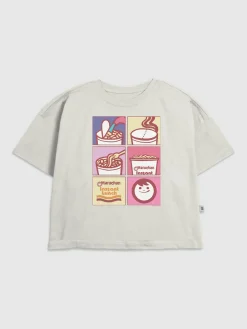 Kids Maruchan Noodle Grid Graphic T-Shirt