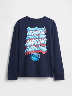 Kids Marvel Relaxed Graphic T-Shirt