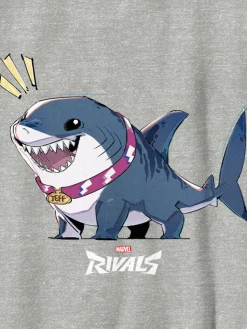 Kids Marvel Rivals Jeff The Shark Graphic T-Shirt