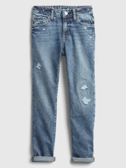 Kids Mid Rise Girlfriend Jeans