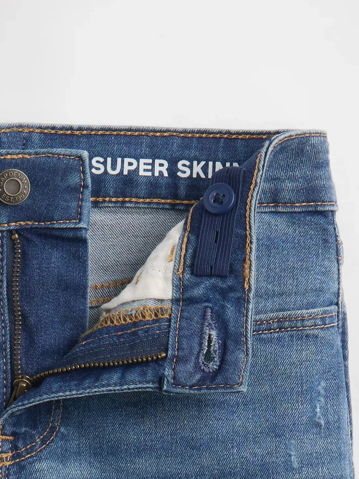 Kids Mid Rise Super Skinny Jeans