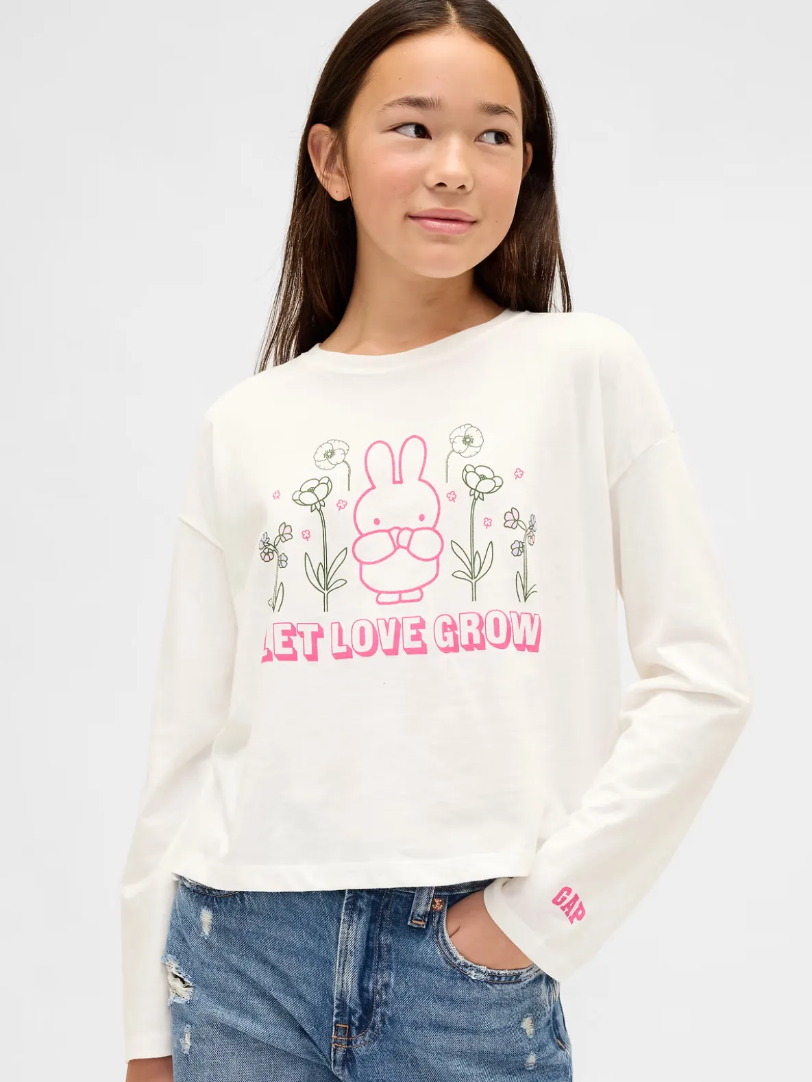 Kids Miffy Oversized Graphic T-Shirt